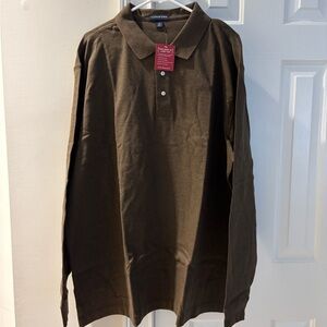 Lands end enhanced Pima polo